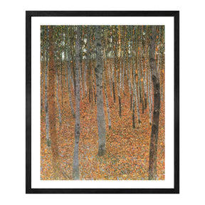Gustav Klimt Wall Art Birch Forest Poster Framed Klimt Art