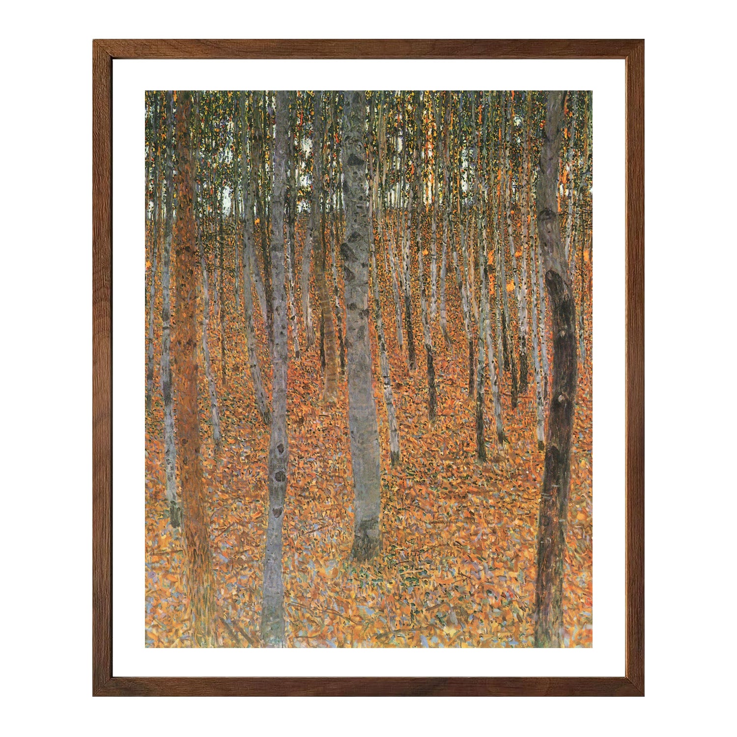 Gustav Klimt Wall Art Birch Forest Poster Framed Klimt Art