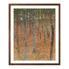Gustav Klimt Wall Art Birch Forest Poster Framed Klimt Art