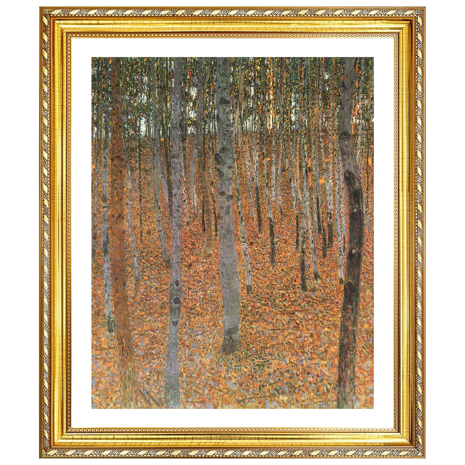 Gustav Klimt Wall Art Birch Forest Poster Framed Klimt Art