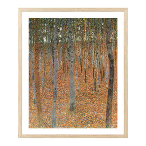 Gustav Klimt Wall Art Birch Forest Poster Framed Klimt Art