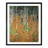 Gustav Klimt Wall Art The Birch Wood Poster Framed Klimt Art
