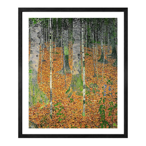Gustav Klimt Wall Art The Birch Wood Poster Framed Klimt Art