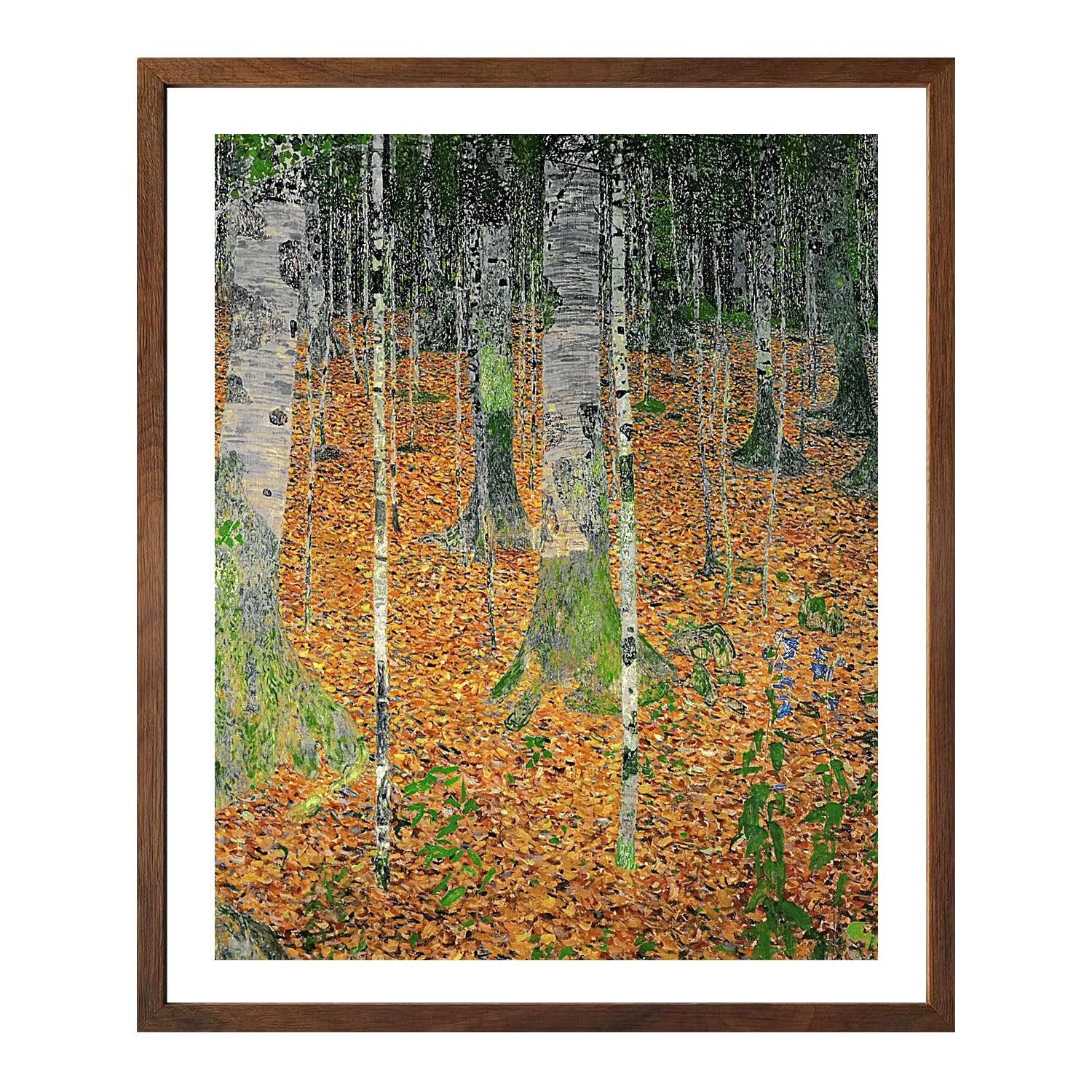 Gustav Klimt Wall Art The Birch Wood Poster Framed Klimt Art
