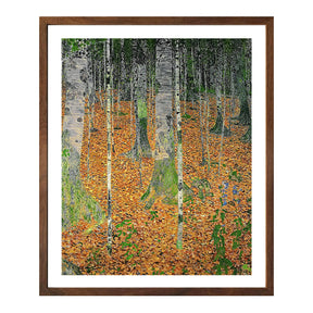 Gustav Klimt Wall Art The Birch Wood Poster Framed Klimt Art