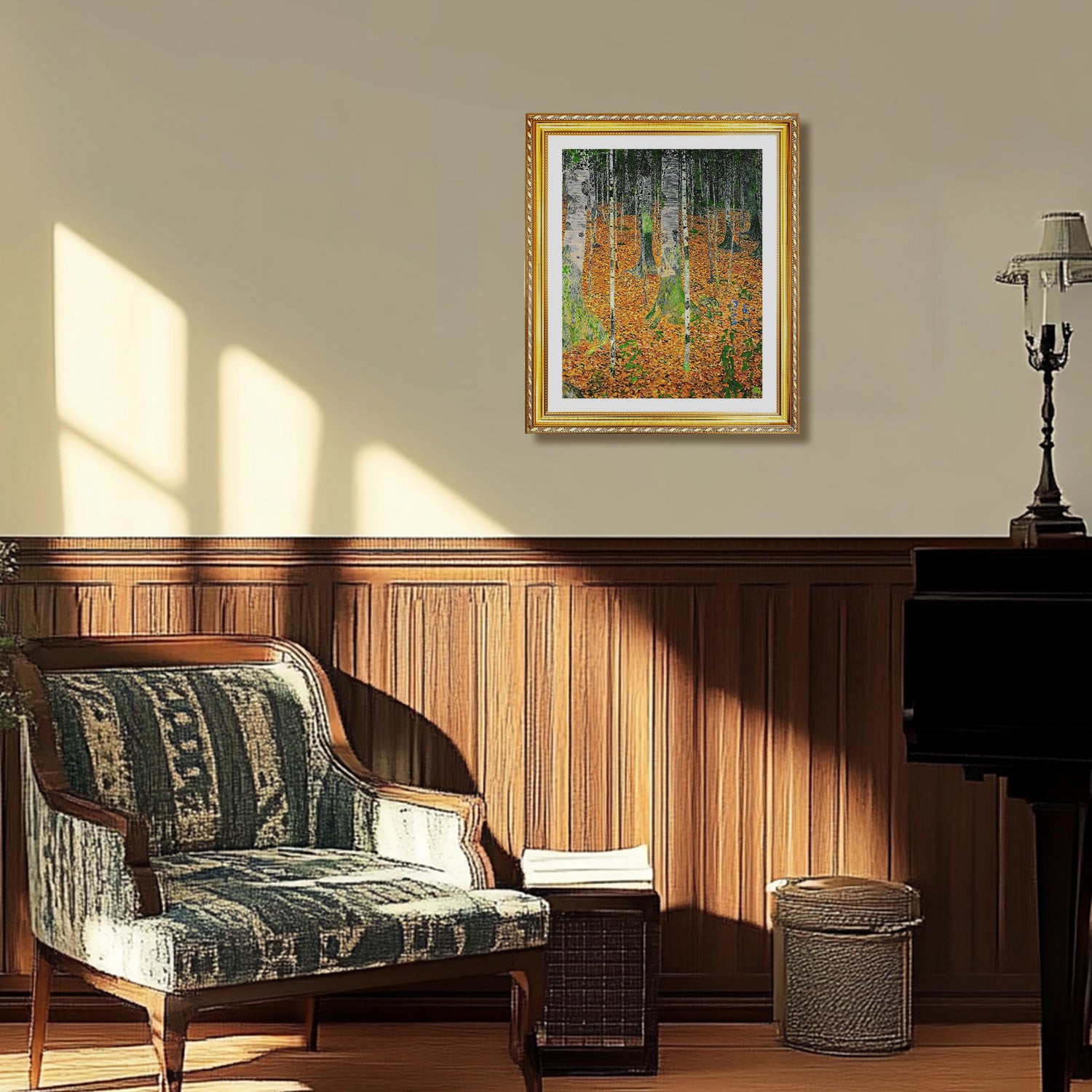 Gustav Klimt Wall Art The Birch Wood Poster Framed Klimt Art