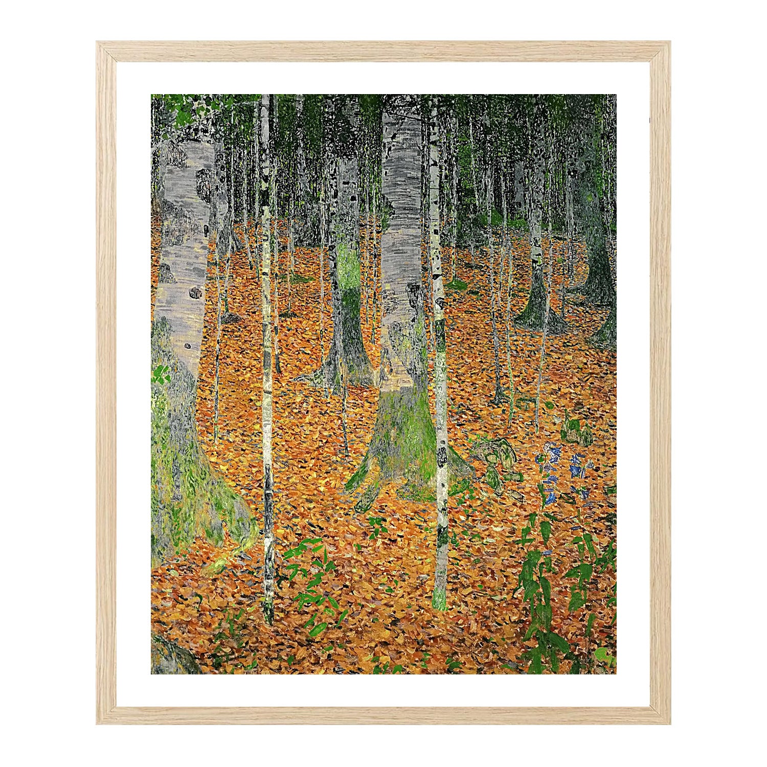 Gustav Klimt Wall Art The Birch Wood Poster Framed Klimt Art