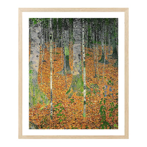 Gustav Klimt Wall Art The Birch Wood Poster Framed Klimt Art