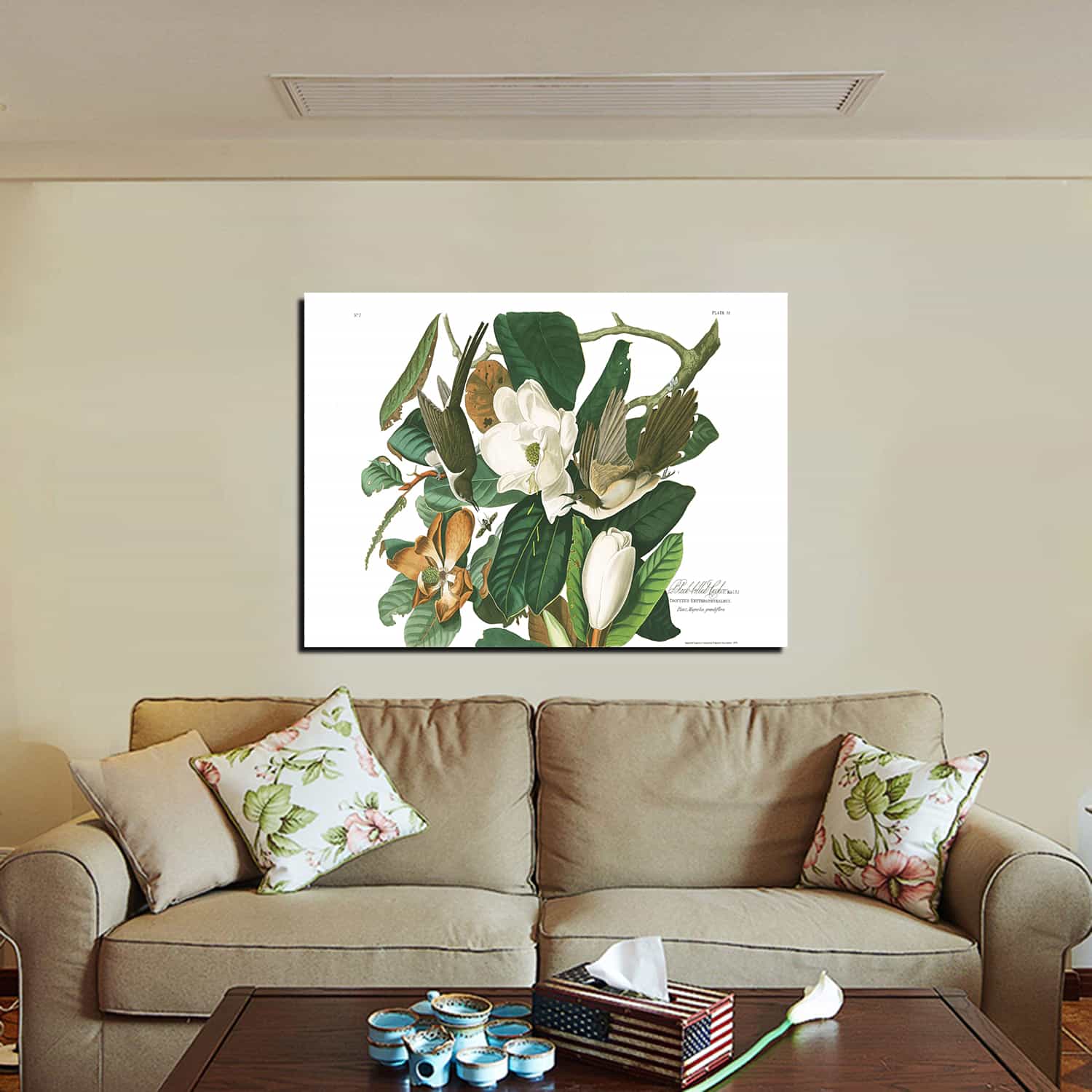 Black billed Cuckoo Canvas Art