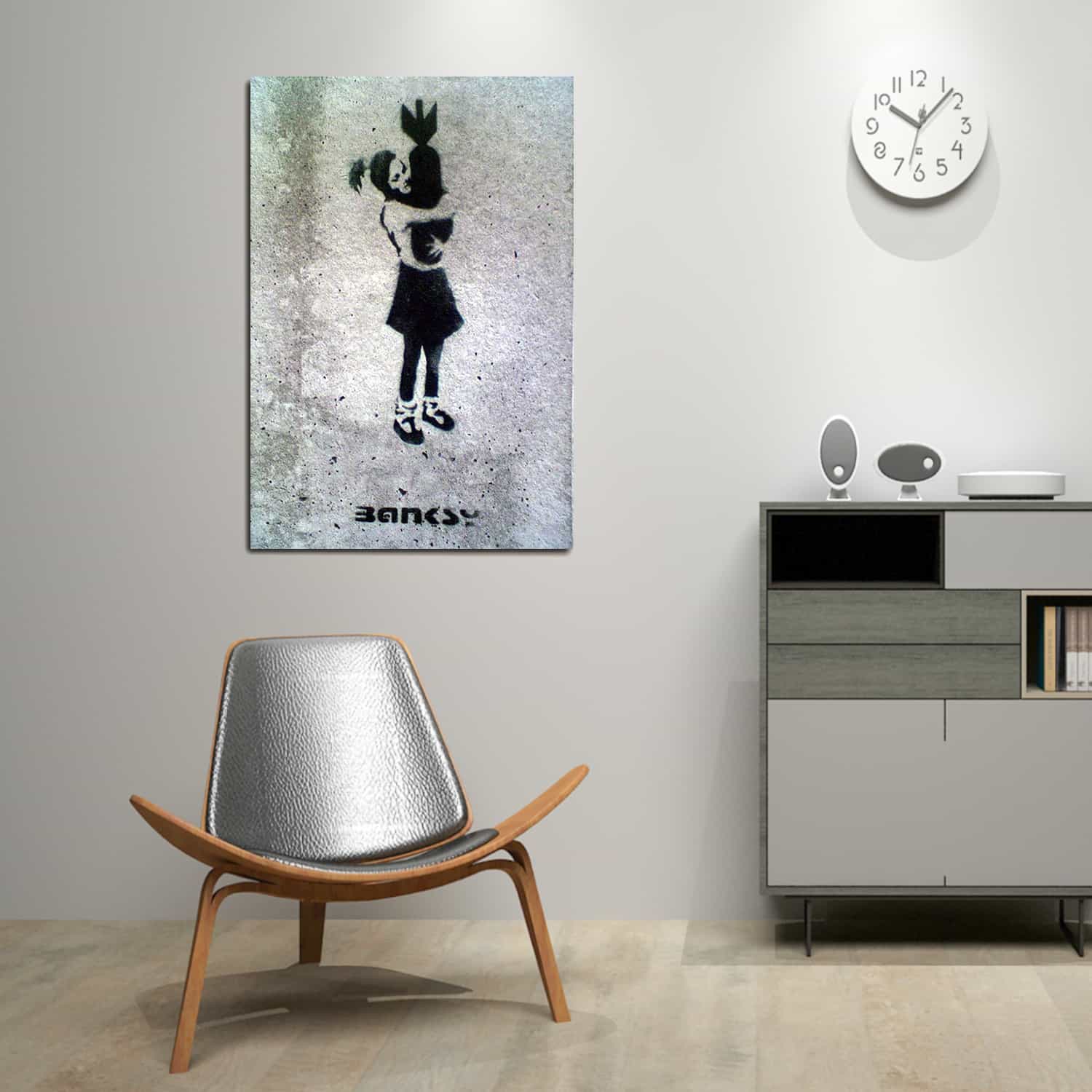 Bomb Hugger Canvas Art