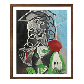 Pablo Picasso Wall Art Bust Of A Man Poster Framed Art