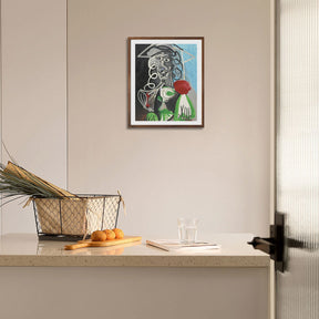 Pablo Picasso Wall Art Bust Of A Man Poster Framed Art