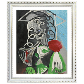 Pablo Picasso Wall Art Bust Of A Man Poster Framed Art