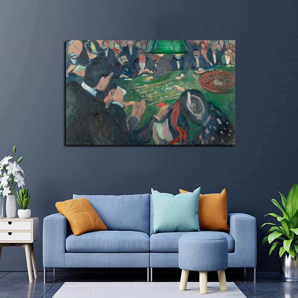 By the Roulette Canvas Art