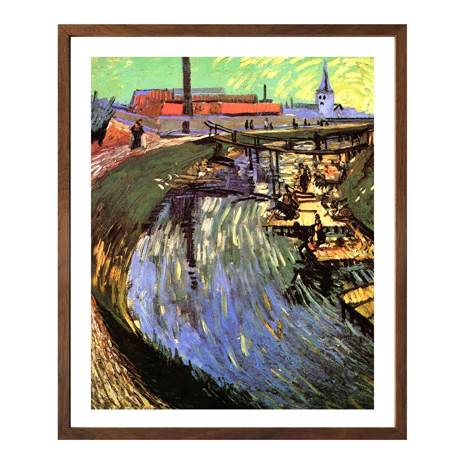 Vincent Van Gogh Woman Washing Wall Art Van Gogh Poster