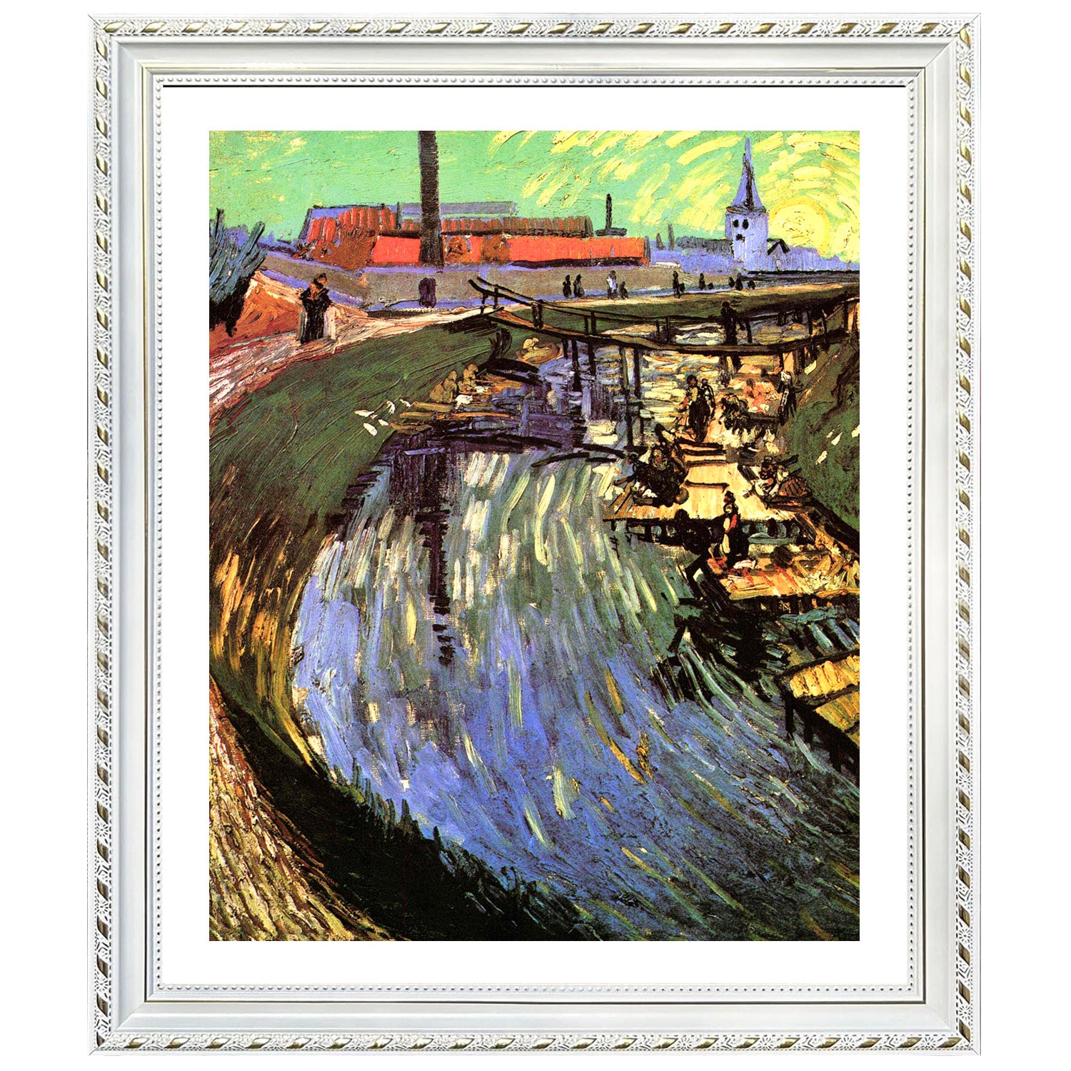 Vincent Van Gogh Woman Washing Wall Art Van Gogh Poster