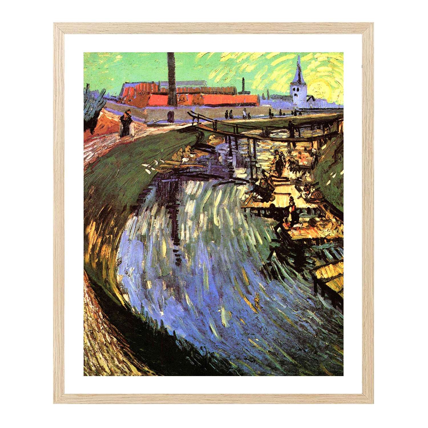 Vincent Van Gogh Woman Washing Wall Art Van Gogh Poster