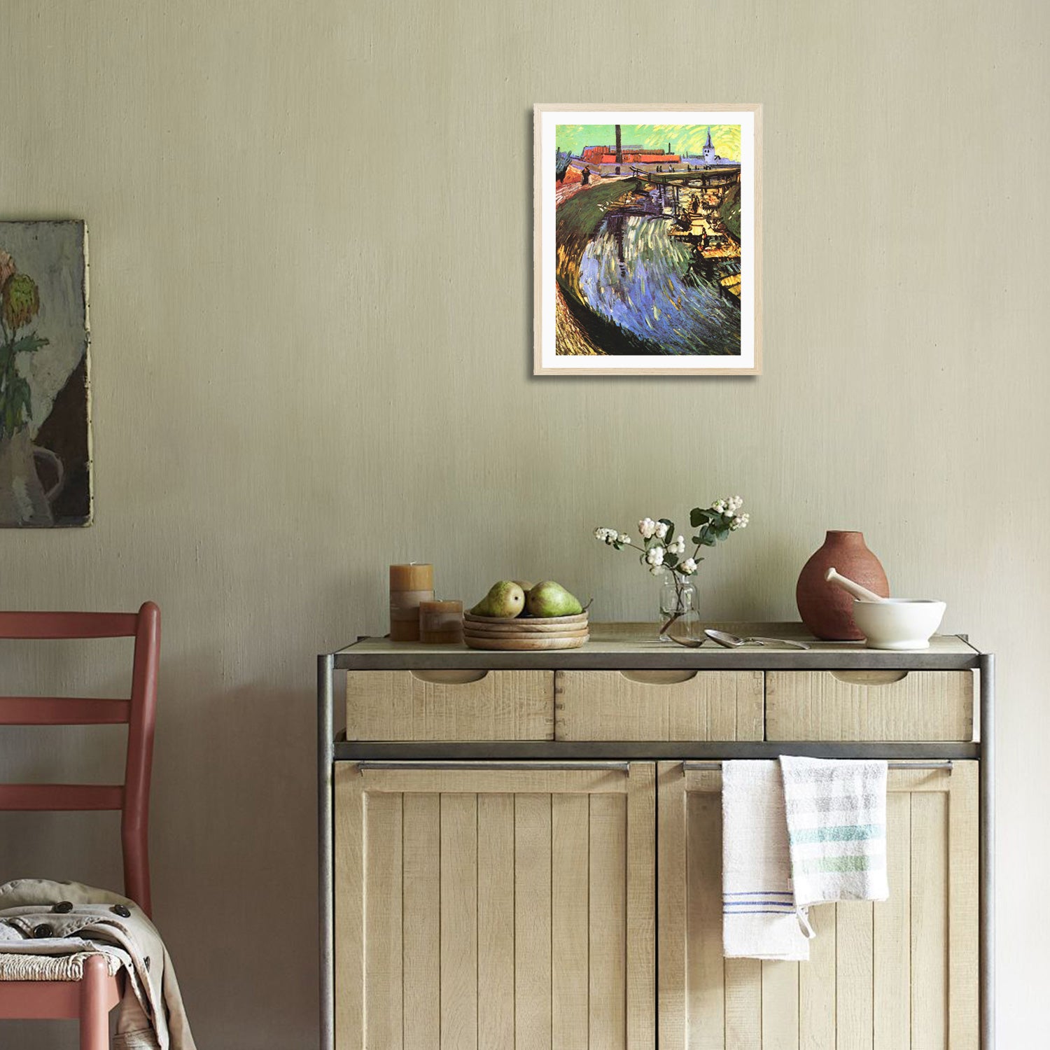 Vincent Van Gogh Woman Washing Wall Art Van Gogh Poster