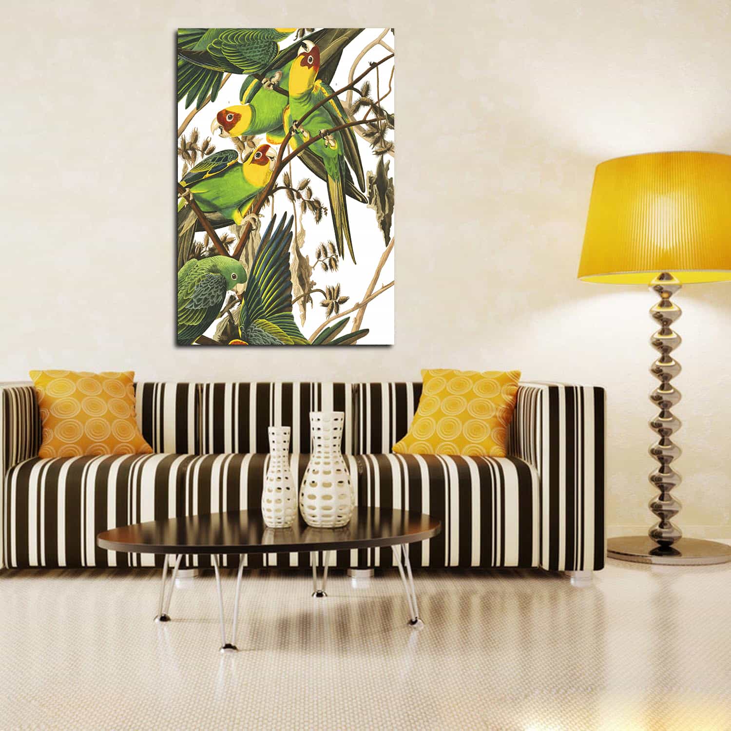 Carolina Parrot Canvas Art