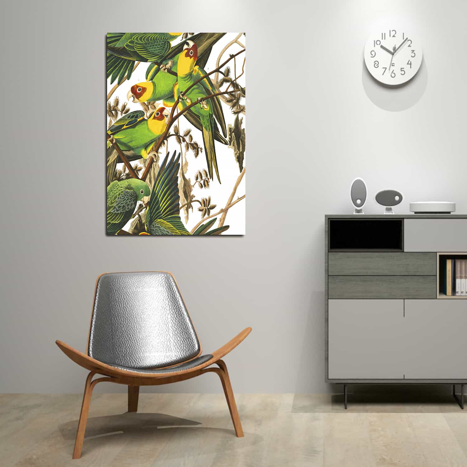 Carolina Parrot Canvas Art