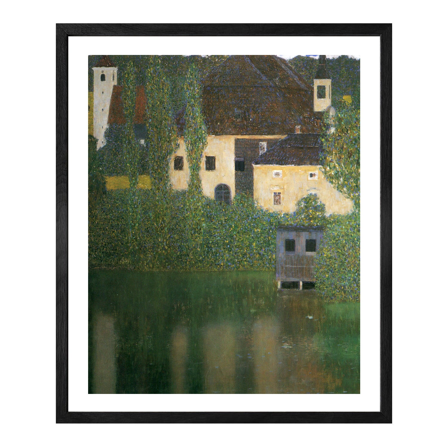 Gustav Klimt Wall Art Castle With A Moat Poster Framed Klimt Art