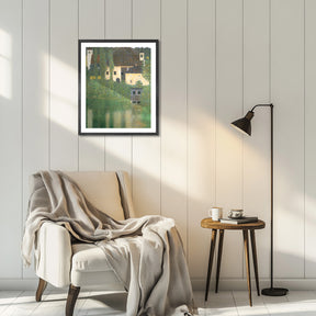 Gustav Klimt Wall Art Castle With A Moat Poster Framed Klimt Art