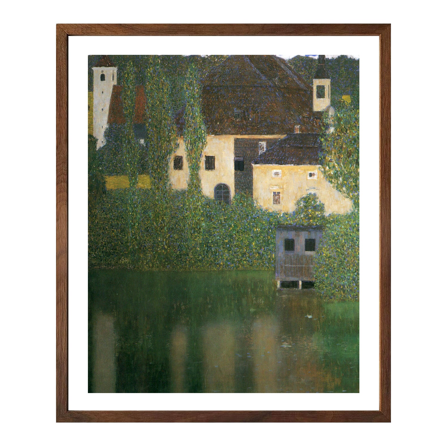 Gustav Klimt Wall Art Castle With A Moat Poster Framed Klimt Art