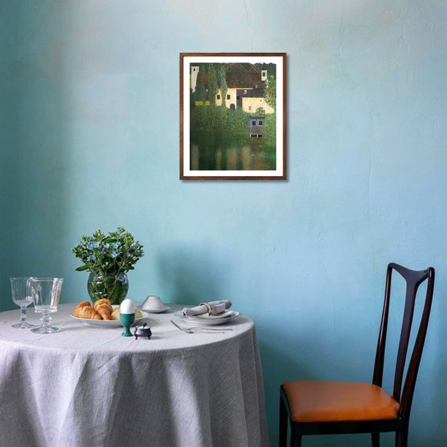 Gustav Klimt Wall Art Castle With A Moat Poster Framed Klimt Art