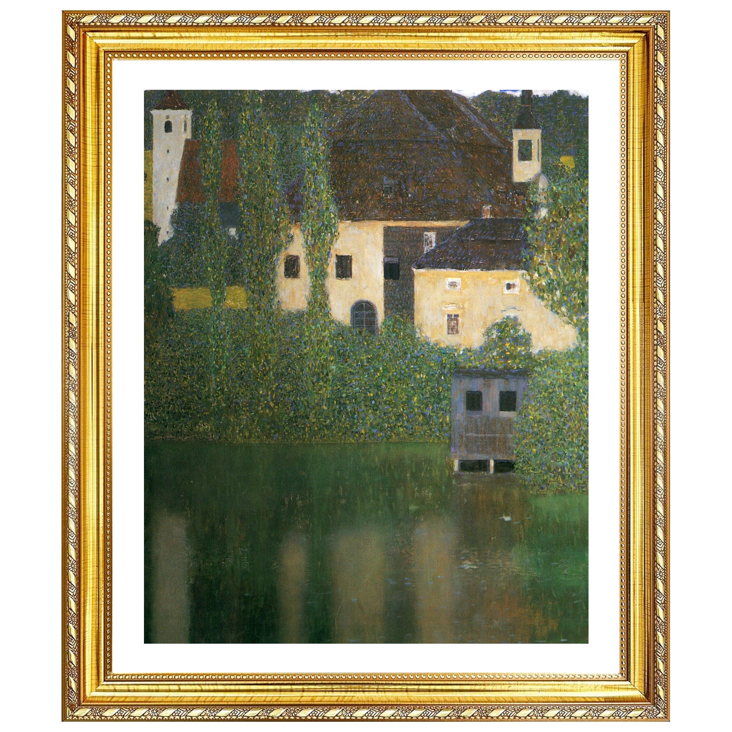 Gustav Klimt Wall Art Castle With A Moat Poster Framed Klimt Art