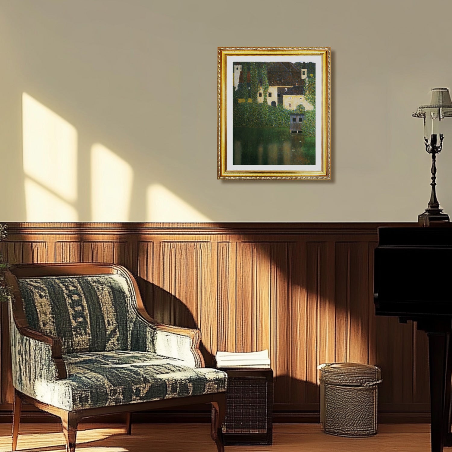 Gustav Klimt Wall Art Castle With A Moat Poster Framed Klimt Art