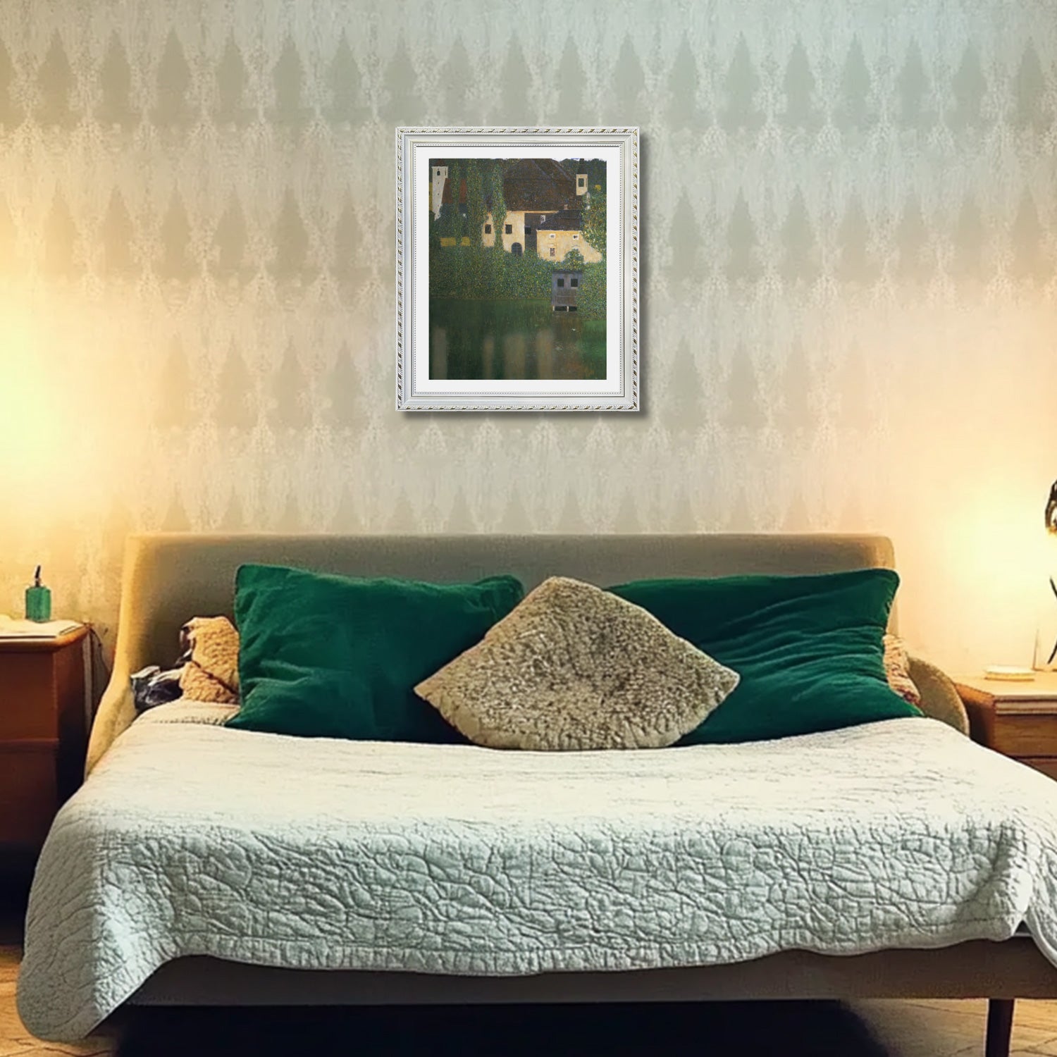 Gustav Klimt Wall Art Castle With A Moat Poster Framed Klimt Art