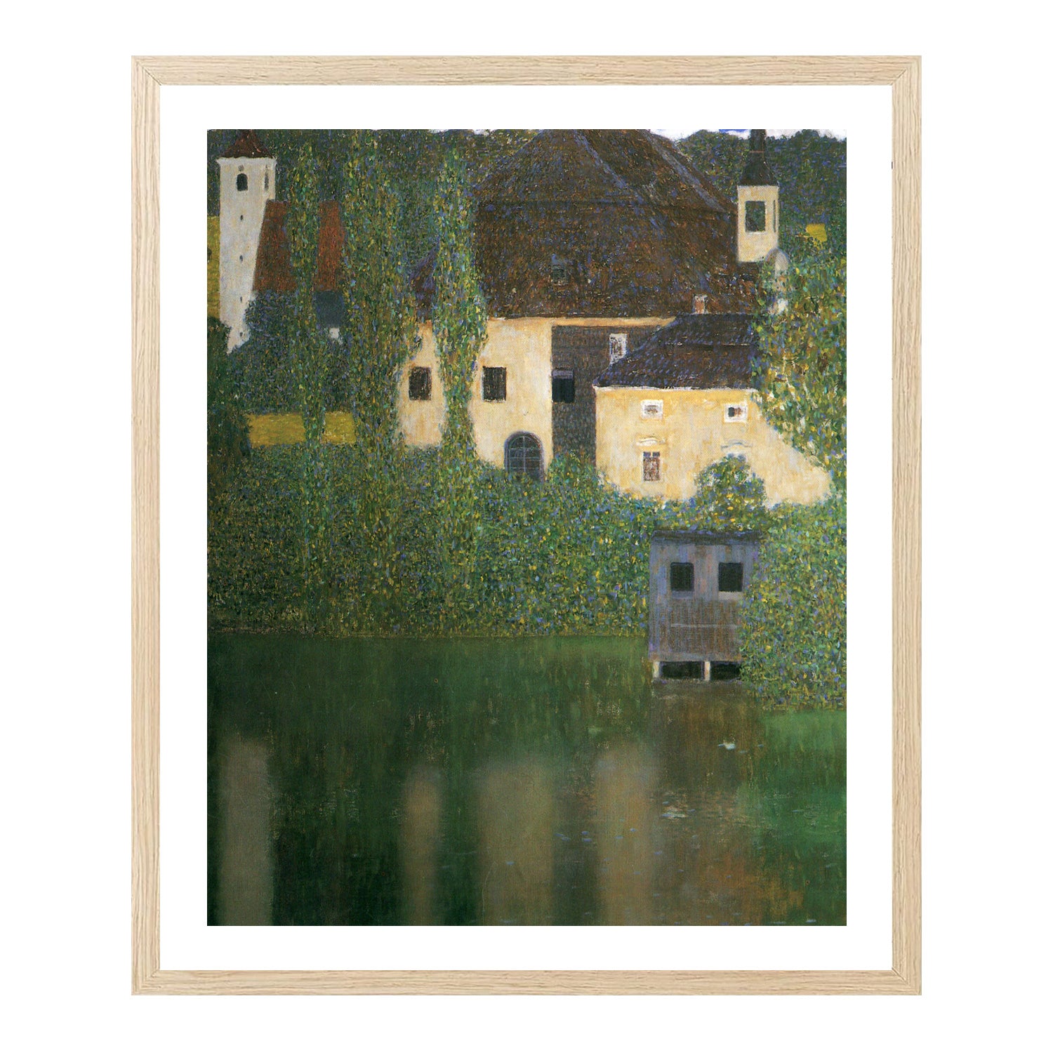 Gustav Klimt Wall Art Castle With A Moat Poster Framed Klimt Art