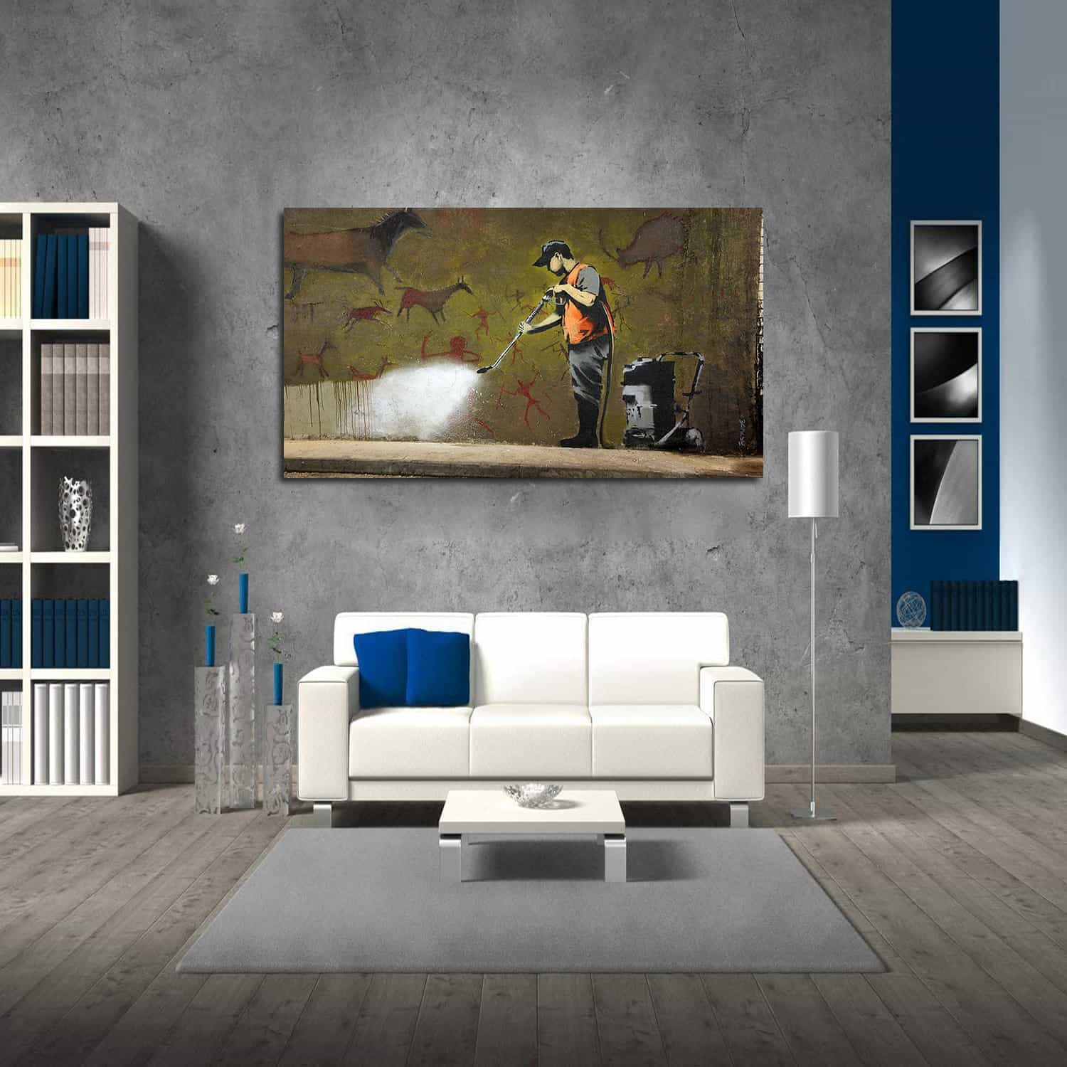 Cave Painting Removal Canvas Art