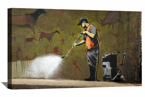 Cave Painting Removal Canvas Art