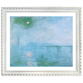 Claude Monet Wall Art Charing Cross Bridge Poster Framed