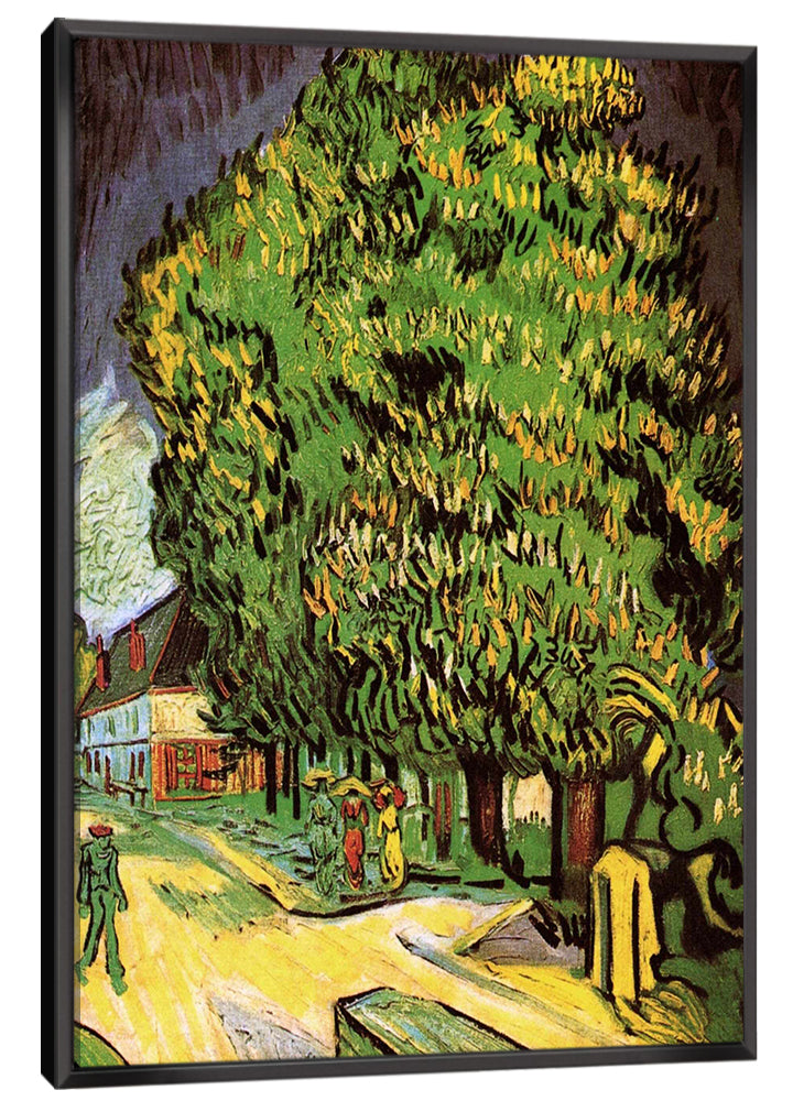 Chestnut Trees in Blossom Canvas Art