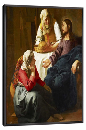 Christ in the House of Martha and Mary Canvas Art