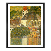 Gustav Klimt Wall Art Church In Unterach On The Attersee Poster Framed Klimt Art