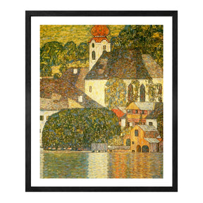 Gustav Klimt Wall Art Church In Unterach On The Attersee Poster Framed Klimt Art