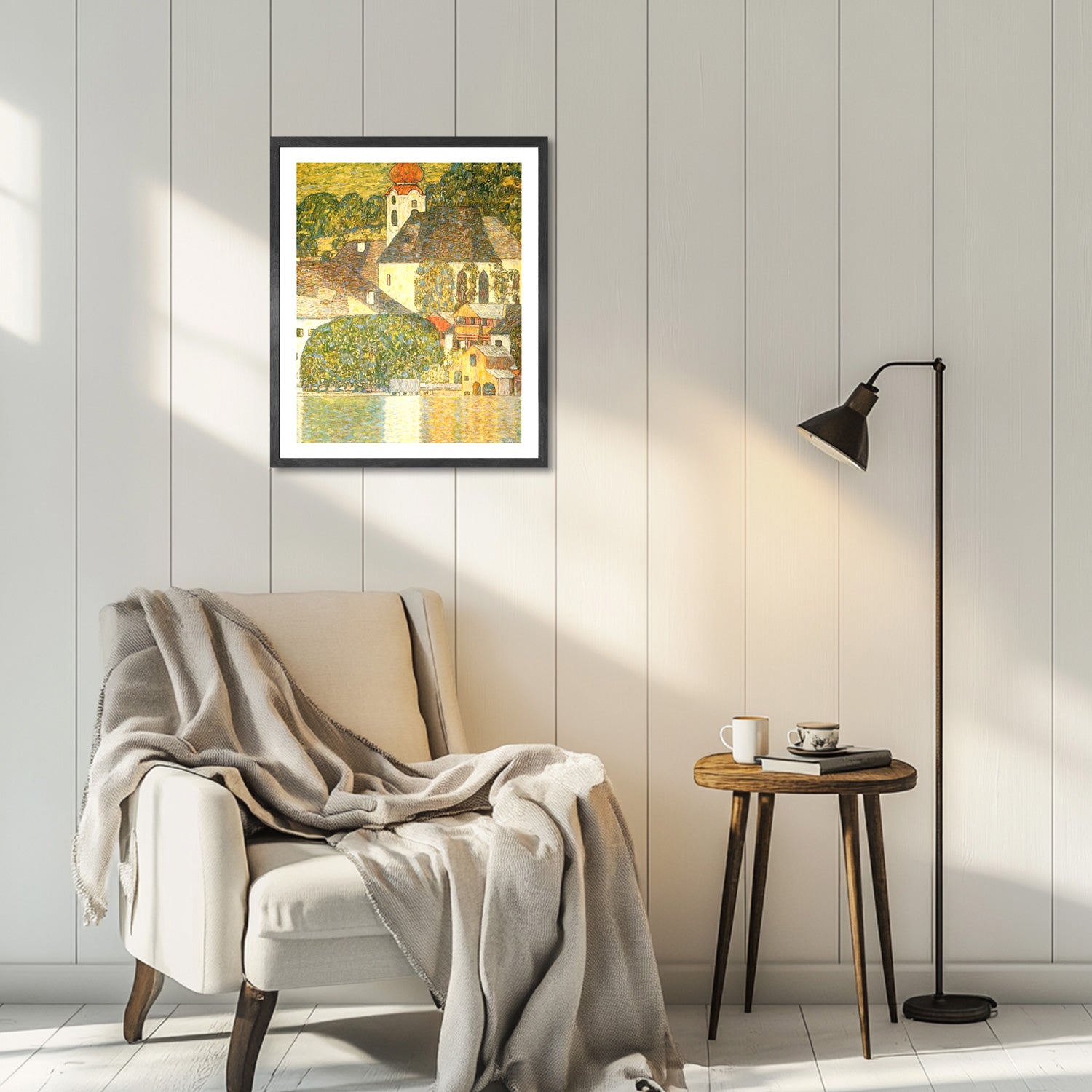 Gustav Klimt Wall Art Church In Unterach On The Attersee Poster Framed Klimt Art