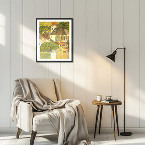Gustav Klimt Wall Art Church In Unterach On The Attersee Poster Framed Klimt Art