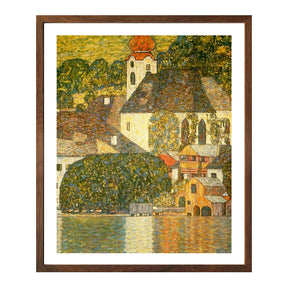 Gustav Klimt Wall Art Church In Unterach On The Attersee Poster Framed Klimt Art