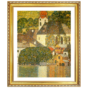 Gustav Klimt Wall Art Church In Unterach On The Attersee Poster Framed Klimt Art