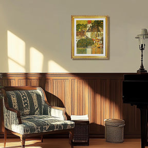 Gustav Klimt Wall Art Church In Unterach On The Attersee Poster Framed Klimt Art