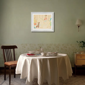 Pablo Picasso Wall Art Clown Knight And Woman Poster Framed Art