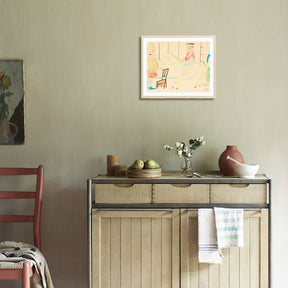 Pablo Picasso Wall Art Clown Knight And Woman Poster Framed Art