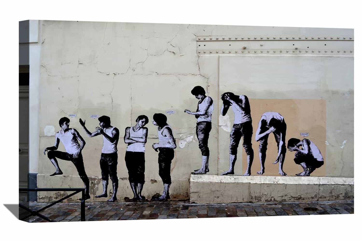 Concret jungle Canvas Art