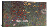 Country Garden with Sunflowers Canvas Art