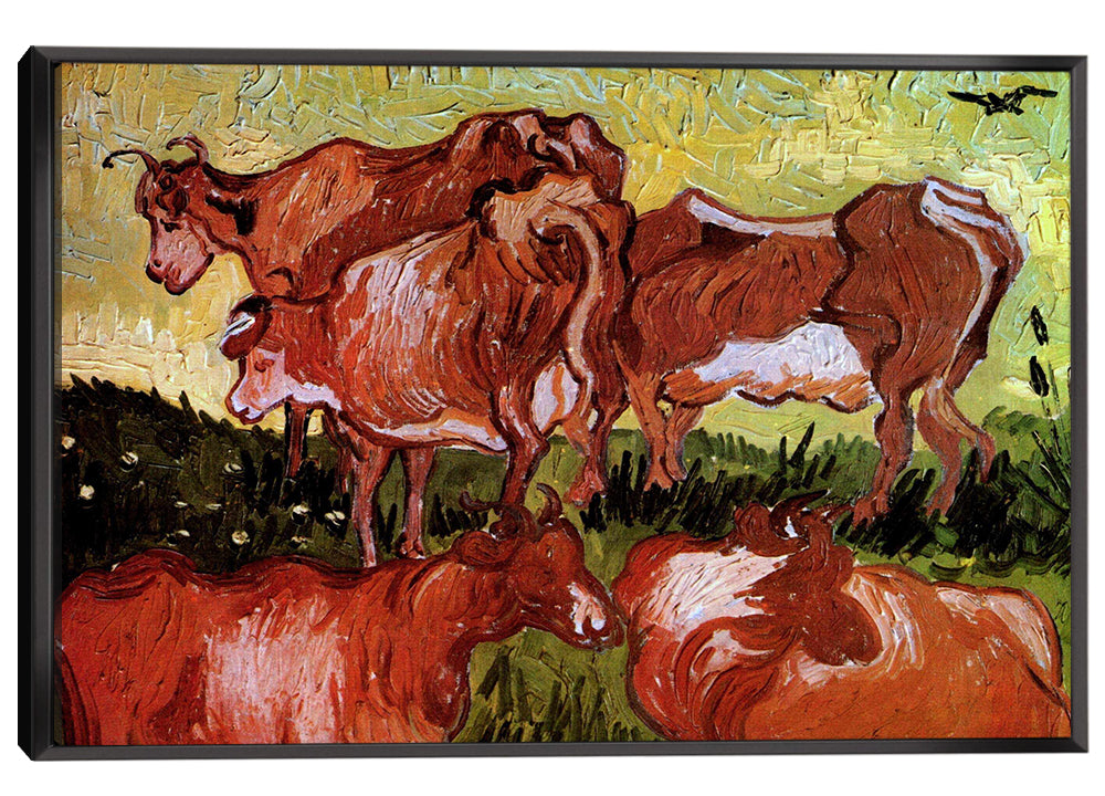 Cows after Jordaens Canvas Art