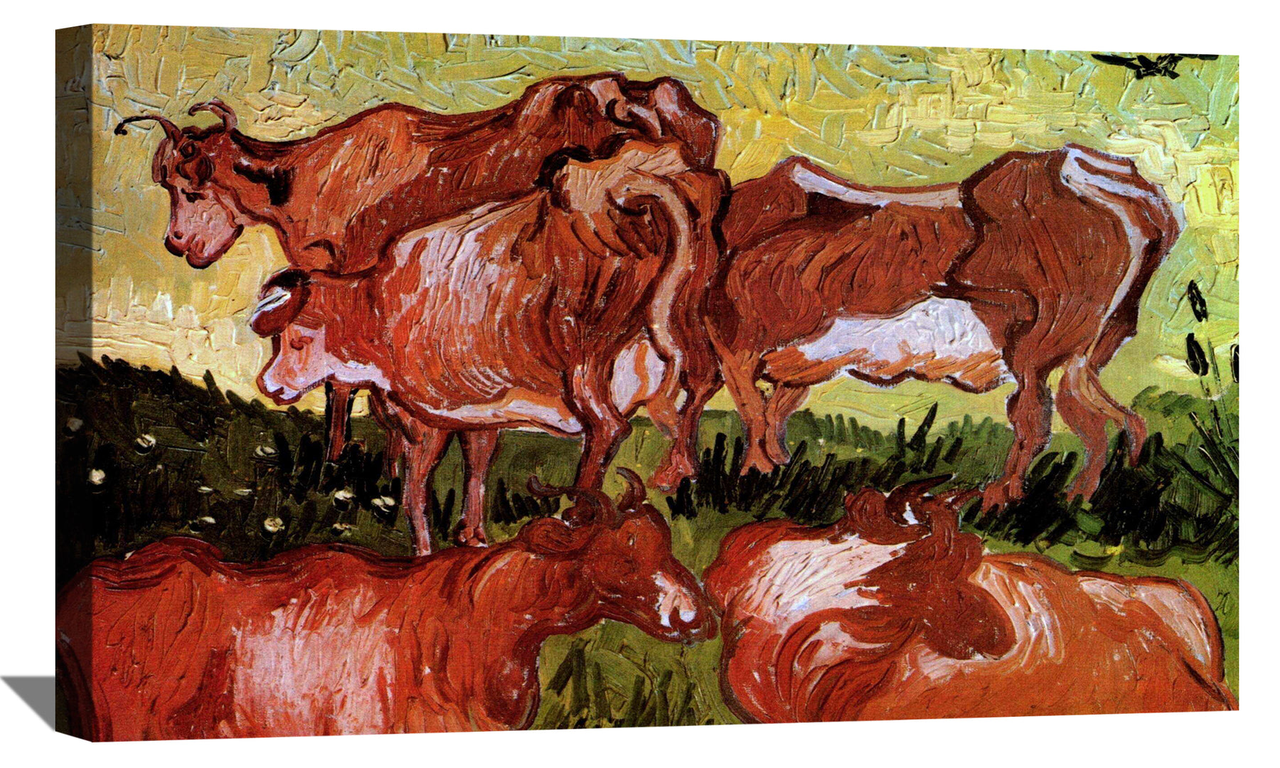 Cows after Jordaens Canvas Art